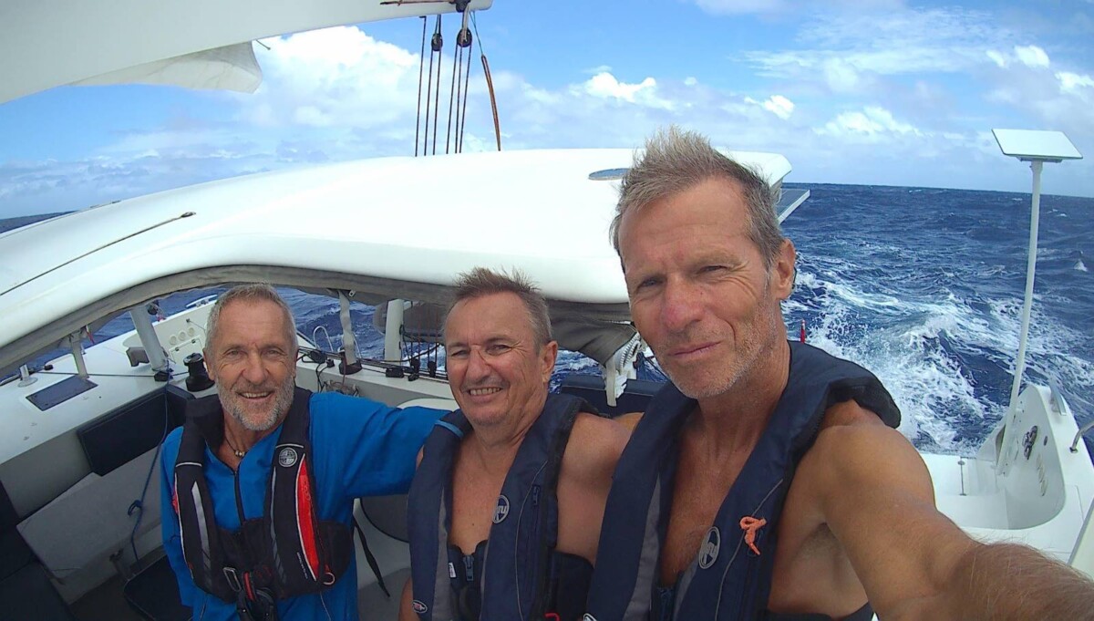 Noch 150sm bis Maupihaa (Franz)